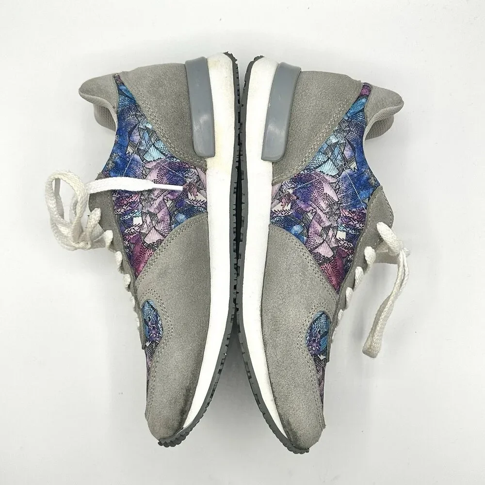 Inkkas Monterey Jogger Women's Multicolor Sneaker Size 9 Grey Suede Shoes